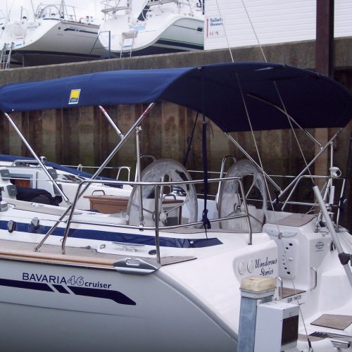 Bavaria 46 Cruiser Bimini sunshade (1)