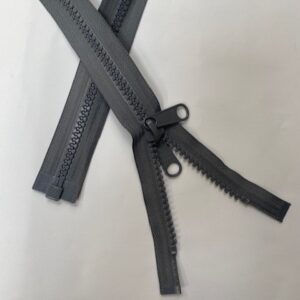 YKK VISLON® 10VF OPEN ENDED ZIP Charcoal