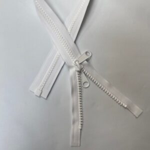 YKK VISLON® 10VF OPEN ENDED ZIP White