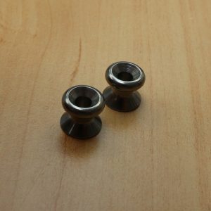 Flared Lacing Button Stainless