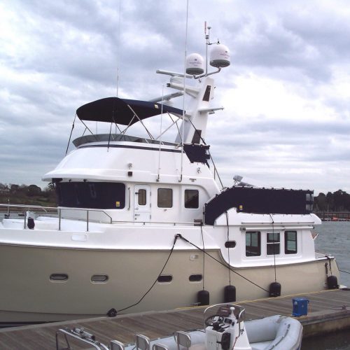 Nordhavn 47 Flybridge Bimini