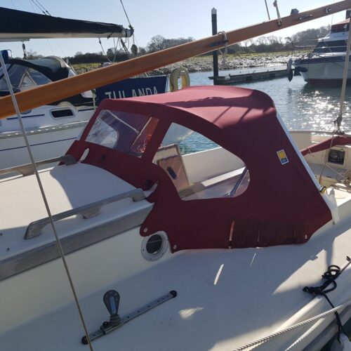Cornish Crabber 22 (Reed) Sprayhood (2)