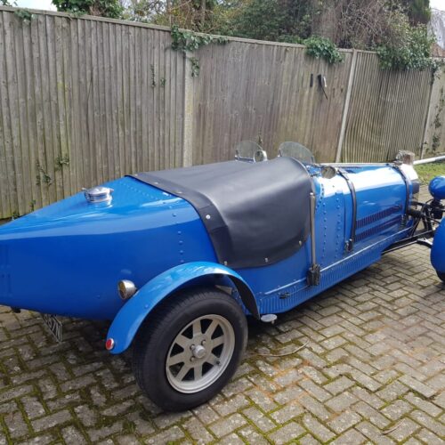 Teal Bugatti Tonneau Cover (Replica Bugatti)
