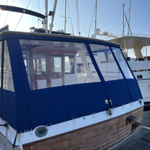 Grand Banks 42 Europa Aft Canopy