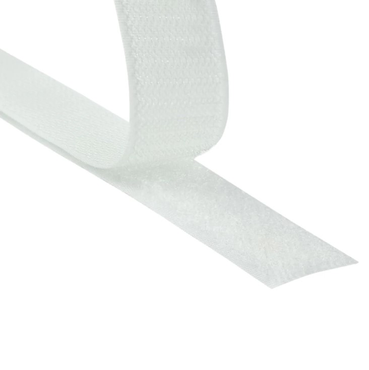 HQG Sew On Hook & Loop Fastener Tape – 2/50mm – Choose Black Or White, Any Length