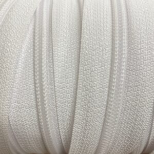 ykk coil 5cn white zipper