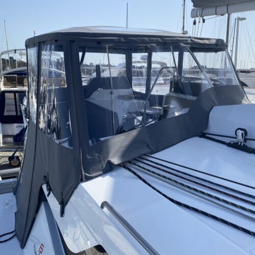 FP Elba 45 Helm Bimini Enclosure (Hamilton) (10)