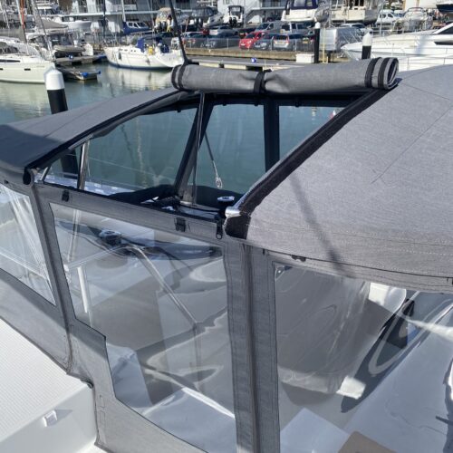 FP Elba 45 Helm Bimini Enclosure (Hamilton) (18)